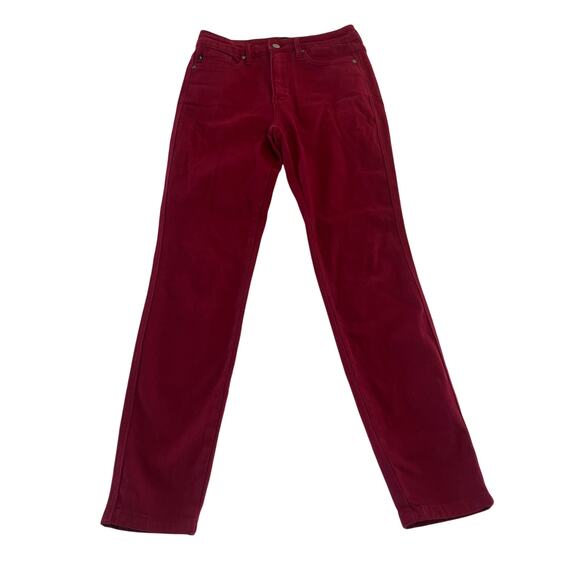 Judy Blue High Waist Tummy Control‎ Skinny Jeans in Scarlet Red Size 5/27 - Picture 2 of 12